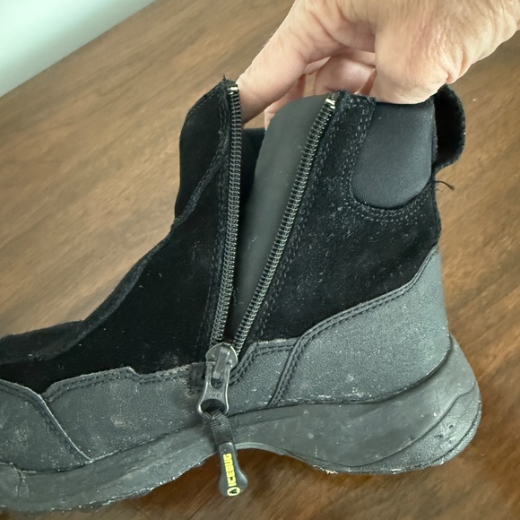 ICEBUG METRO2 BUGRIP WINTER WALKING BOOTS BLACK SUEDE TRACTION WARM ZIPPER W 6.5 - Picture 10 of 14